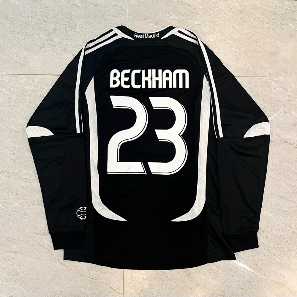 Real Madrid 06/07 Away long sleeve - Beckham #23 US SIZE X-LARGE